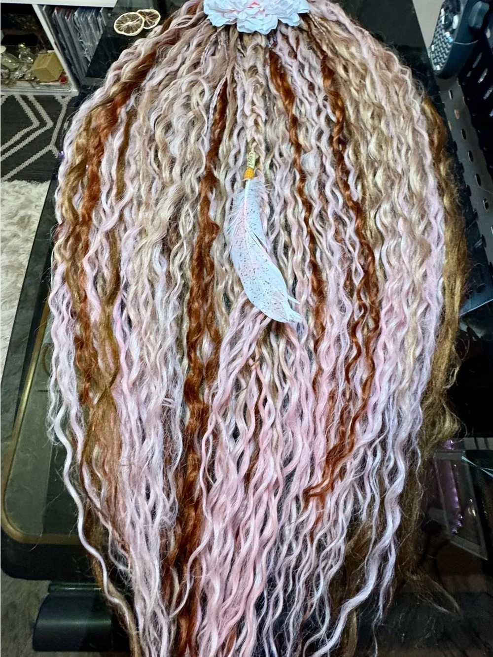 Handmade stylish braided